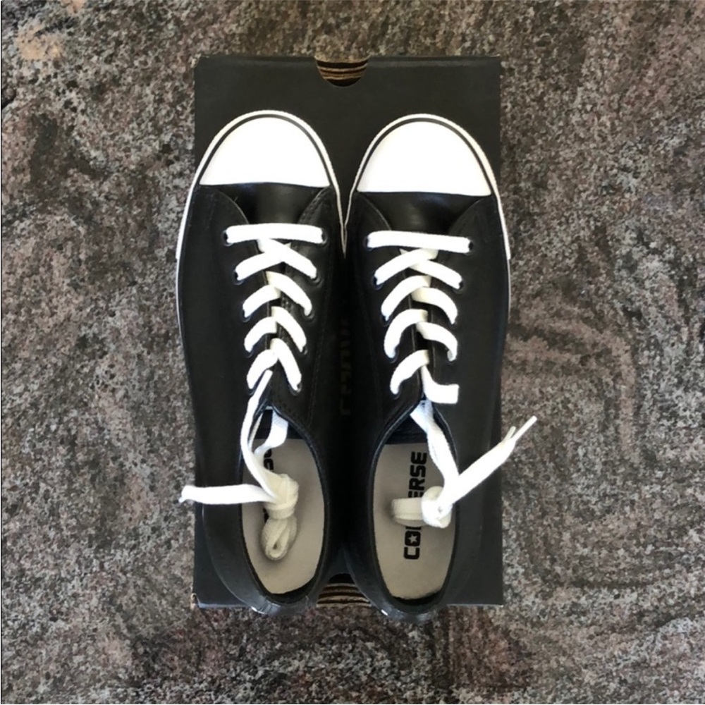 Leather converse